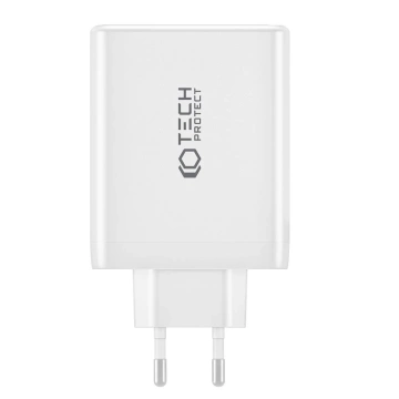 Tech-Protect NC100W-Gan 4-Port-Netzwerkladegerät PD100W/QC3.0 schwarz