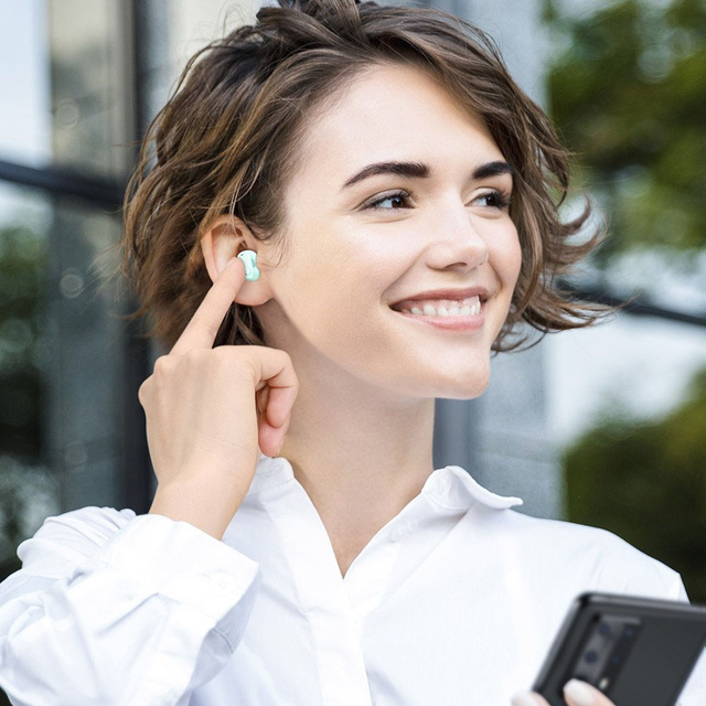 Słuchawki bezprzewodowe TWS Baseus Encok WM01 Zielone