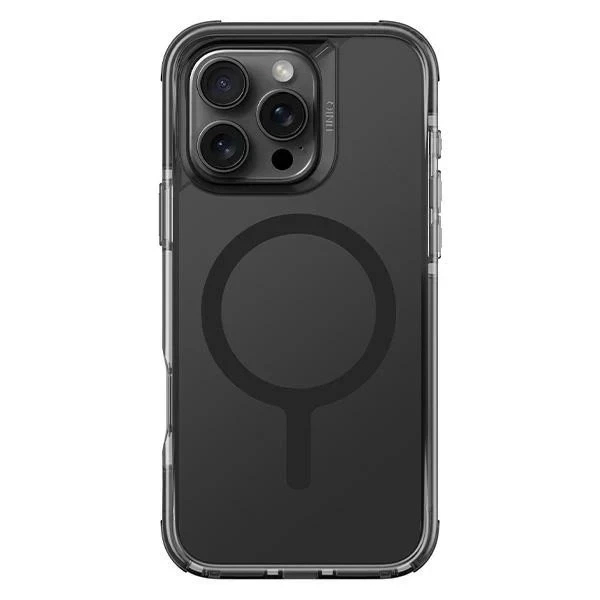 Etui UNIQ Combat für iPhone 16 Pro 6,3" Magclick Charging Czarny/Carbon Black