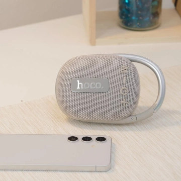 HOCO HC17 Bluetooth-Lautsprecher 5 W 2 h mit Karabiner Grau