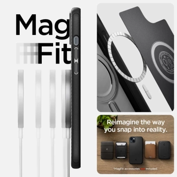 Etui Spigen Mag Armor für Apple iPhone 14 Plus Mattschwarz