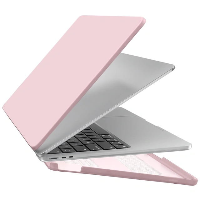 Etui do Apple Macbook Air 15 2023-2025 (M2/M3/M4) – elastyczna, matowa obudowa ochronna, lekka i odporna – Alogy AirGuard™ Różowy