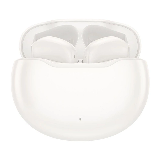 HOCO EW61 Bezprzewodowe Słuchawki Bluetooth TWS - Mleczne z Etui Ładującym