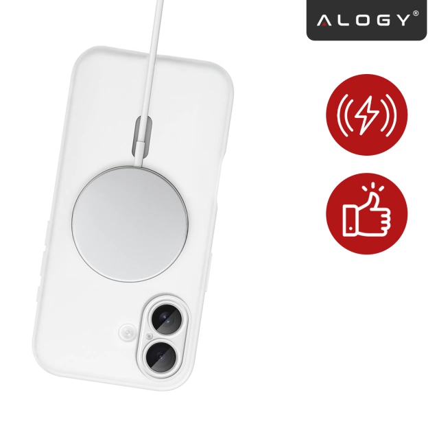 Etui do Apple iPhone 17 – matowa obudowa do MagSafe z ochroną obiektywu, smukłe i odporne na zarysowania, idealne dopasowanie – Alogy Skinny MatteCase™ Białe