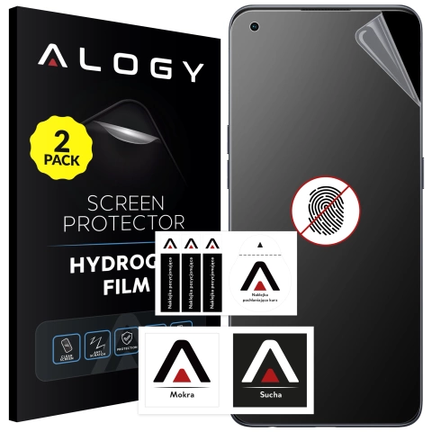 2x Folia "MATOWA" do Oppo Reno8 T 4G / 8 / 8z Hydrożelowa Alogy HydroSkin Matte Pro™ na ekran do etui "BEZ ODCISKU PALCÓW"