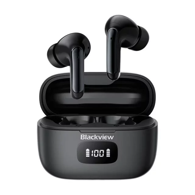 Słuchawki TWS Blackview AirBuds 8 z ANC, Bluetooth 5.3 (czarne)