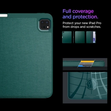 Etui Spigen Urban Fit für Apple iPad Pro 13 7 / 2024 Midnight Green