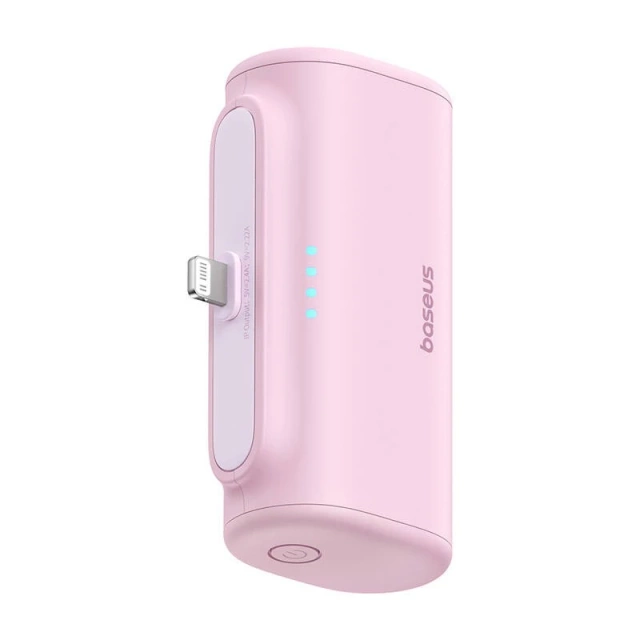 Powerbank Baseus Compact IP 5000mAh 20W Lightning + USB-C Różowy