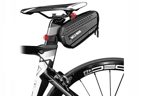 Beuteltasche Fahrradtasche Fahrradhalter Wildman Bag ES7 1.2l Schwarz