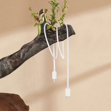 Kabel USB-C - USB-C Type-C 3A Power Delivery PD QC-Kabel 1M Weiß 1St