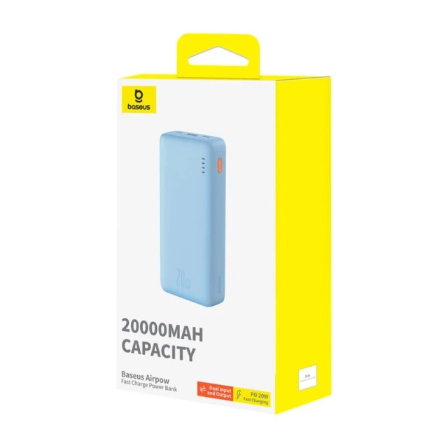 Powerbank Baseus Airpow 20000mAh 20W Niebieski