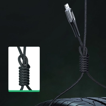Joyroom Kabel przewód USB Typ C - Lightning Power Delivery 20W 2,4A 1,2m schwarz (S-1224K2 Red)