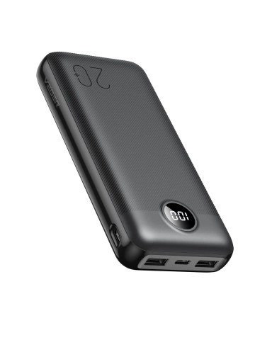 Powerbank Bateria zewnętrzna VEGER L20S - 20 000mAh LCD Quick Charge PD 20W czarny (VP2039PD  / W2039PD )