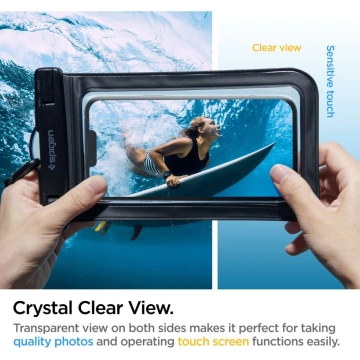 Spigen a601 universelle wasserdichte Hülle 2er-Pack schwarz