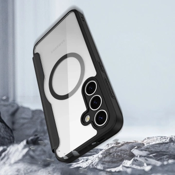 Samsung Galaxy S25 Dux Ducis Skin X Pro MagSafe Schwarze Hülle
