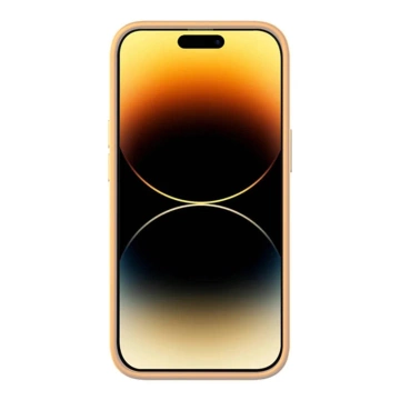 Baseus Liquid Silica Gel Case Set für iPhone 14 Pro Max (Gelb) Gehärtetes Glas mit Reinigungsset