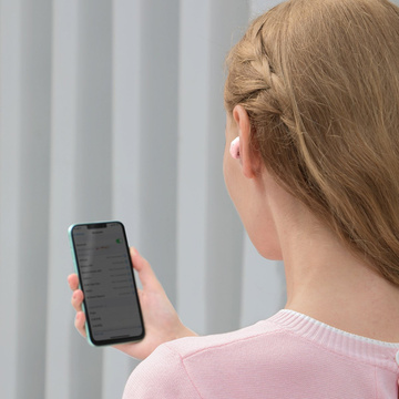 Baseus Encok WM01 Plus TWS Kopfhörer (rosa)