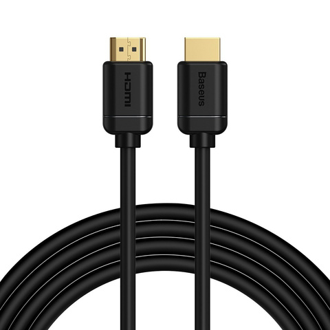 Baseus HDMI 2.0 Kabel, 4K 60Hz, 3D, HDR, 18Gbps, 3m (schwarz)