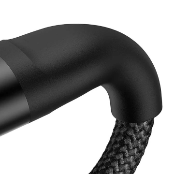 Kabel USB 3w1 Baseus Flash Series 2, USB-C Micro USB Lightning, 100W, 1.5m (schwarz)