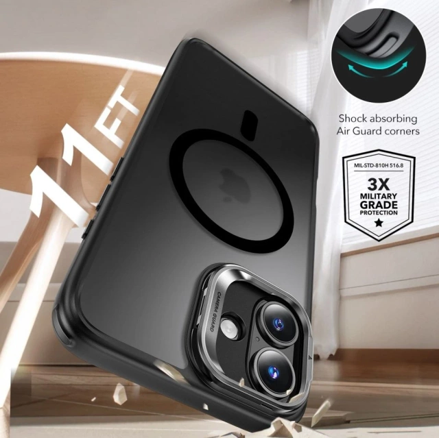 Etui für Ständer ESR Classic Hybrid Kickstand Halolock Magsafe