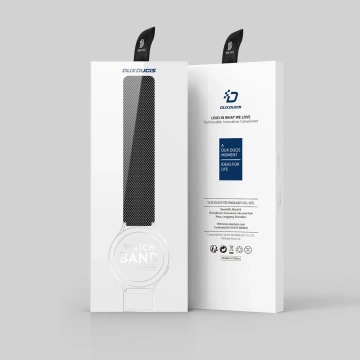 Pasek Dux Ducis Magnetarmband Samsung Galaxy Watch/Huawei Watch/Honor Watch (20 mm) Czarny (Mailänder Version)