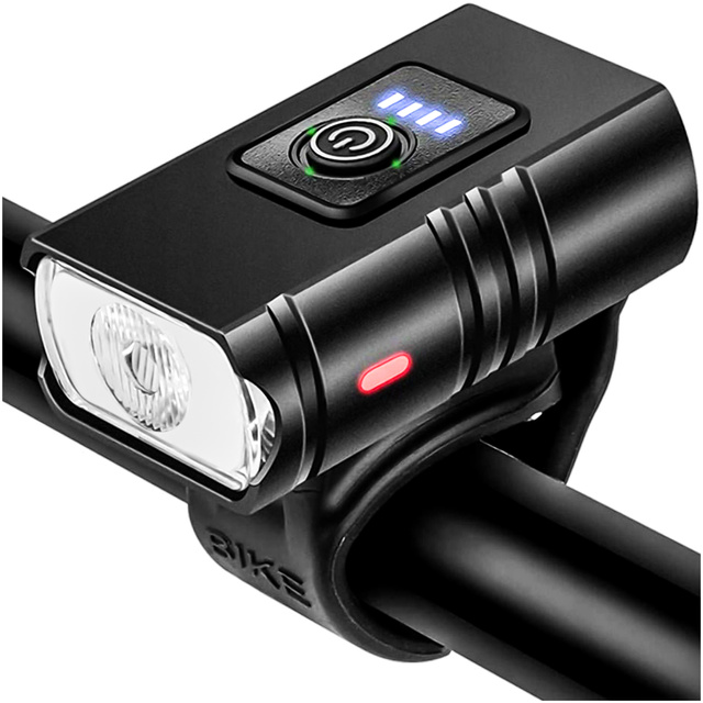 Lampka rowerowa przednia wodoodporna Alogy światełko LED oświetlenie przód na rower kierownicę 800lm