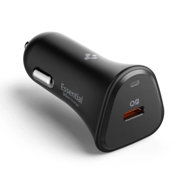 Ładowarka Samochodowa Spigen EV301 30W USB-A Quantum Boost Czarna
