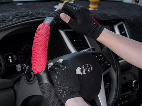 Rękawiczki rowerowe L unisex RockBros rękawice na rower bez palców oddychające