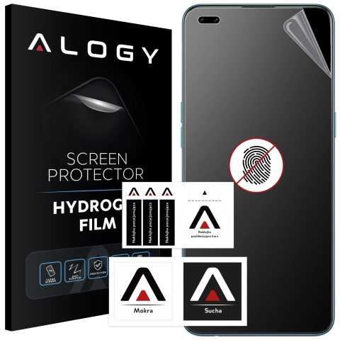 Folia "MATOWA" do Oppo Reno4 Lite / Reno5 Hydrożelowa Alogy HydroSkin Matte Pro™ na ekran do etui "BEZ ODCISKU PALCÓW"