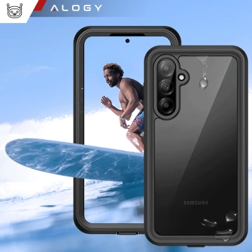 Wasserdichte Hülle für Samsung Galaxy A36 5G / A56 5G Alogy HydroArmor™ IP68 Hülle mit transparenter Rückseite, 360°-Rundumschutz