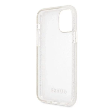 Guess GUHCN65PCGLSI iPhone 11 Pro Max srebrny/silver Hard Case Glitter