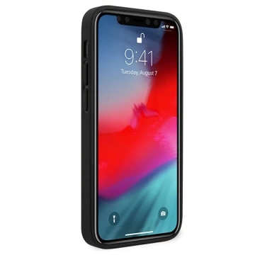 Etui na telefon Ferrari iPhone 12 mini 5,4" czarny/black hardcase Off Track Quilted 