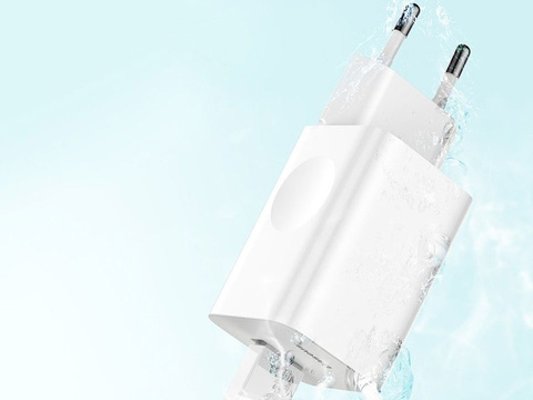 Baseus USB EU Quick Charge QC 3.0 24W Weißes Wandladegerät