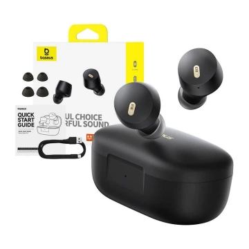 Baseus Bowie E18 kabellose TWS ENC IPX4-Kopfhörer – Schwarz