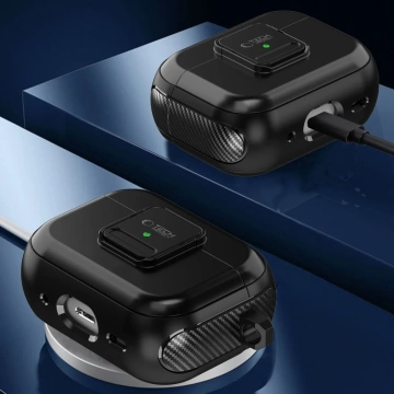 Etui Ochronne Na Słuchawki Defender Hook MagSafe do Apple Airpods Pro 1 / 2  Black