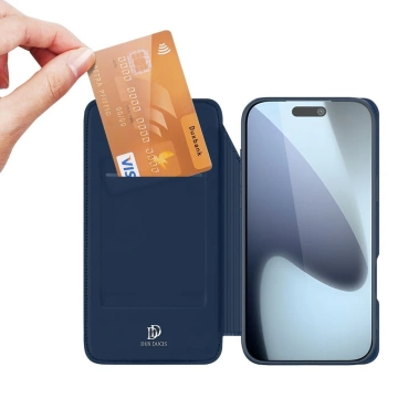 Etui Kabura do iPhone 17 Pro Dux Ducis Skin Pro Niebieski