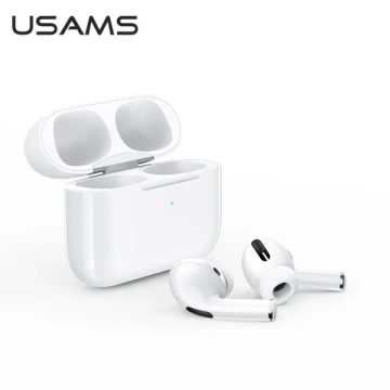 Słuchawki Bluetooth 5.0 USAMS TWS Emall Series bezprzewodowe biały/white BHUYM01 (US-YM001)