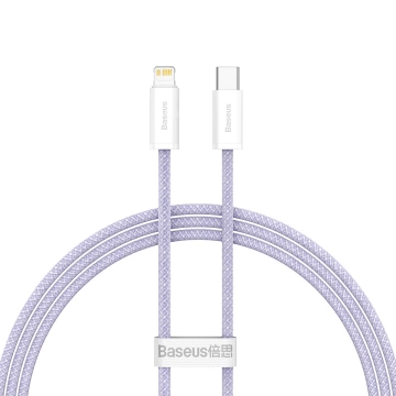 Baseus Dynamic 2 Series Schnellladekabel USB-C - Lightning 20W 480Mbps 1m lila