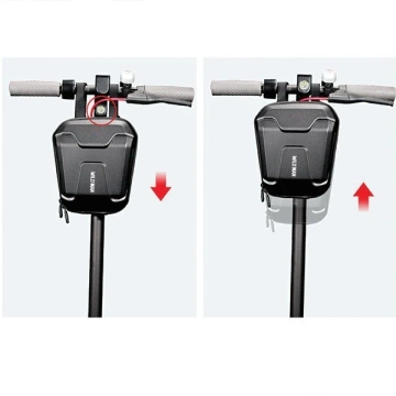 Torba na hulajnogę WILDMAN TS9 2,5L Czarna Sakwa na kierownicę PU EVA