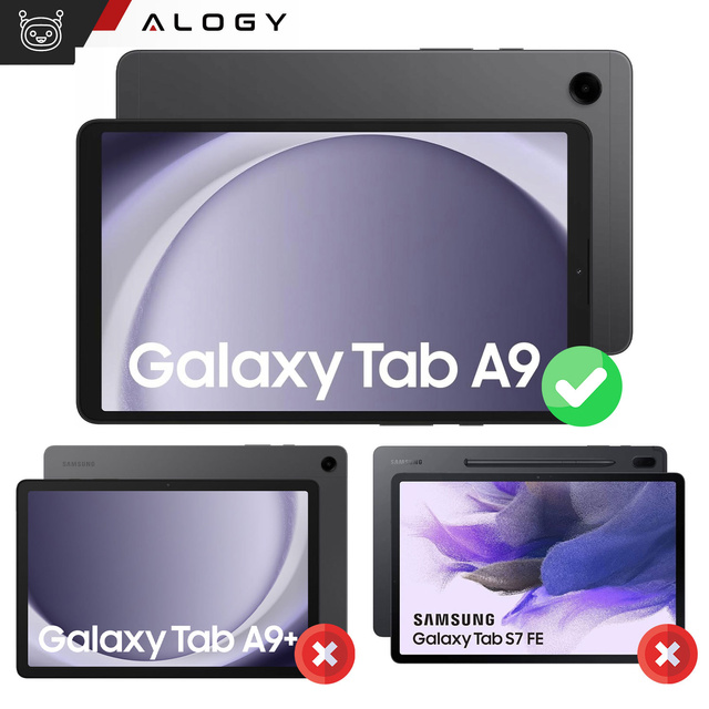 Etui do Samsung Galaxy Tab A11 / A11+ / A9 2023 8.7" X110 / X115 obudowa na tablet Case Alogy Book Cover Szare