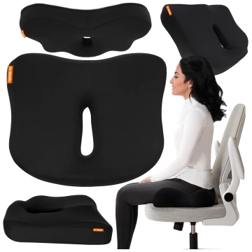 DR.MEDIC SeatRest™ Ergonomisches Bürokissen für Autositze, Steißbeinstütze, für Bürostühle, Autositze