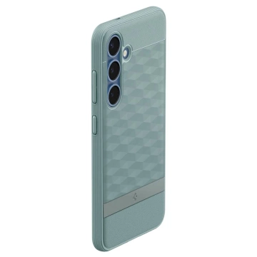 Samsung Galaxy S25 Salbeigrün Spigen Parallax Mag MagSafe Hülle