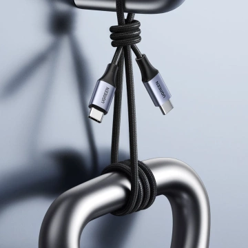 Kabel UGREEN przewód USB Typ C - USB Typ C Power Delivery 240W 5A 2m szary (90440 US535)