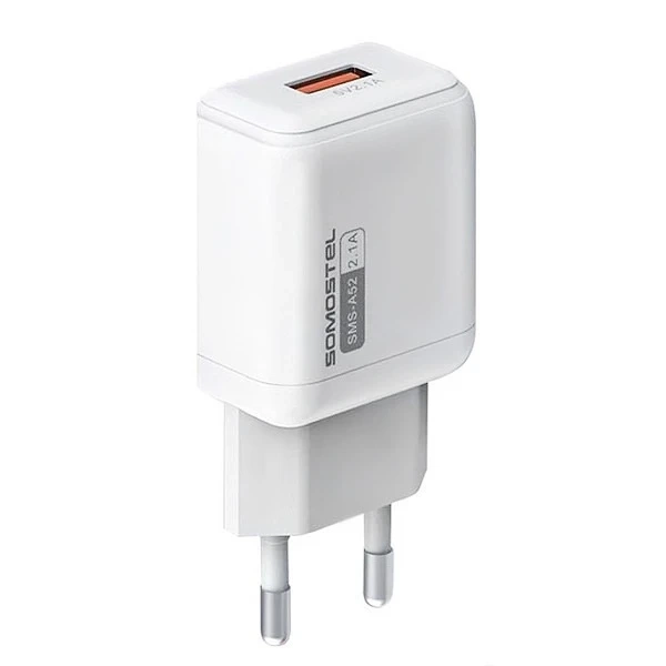Somostel USB 2.1A 10W Wandladegerät SMS-A52 Weiß