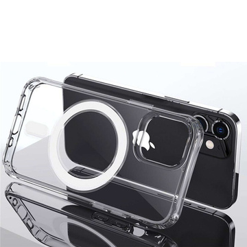 MagSafe Ultra Slim Alogy Hülle für Qi-Ladegeräte für iPhone 12 / Pro Klarglas