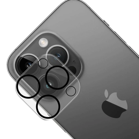 Objektivabdeckung für Apple iPhone 15 Pro/15 Pro Max – 3mk Lens Pro Full Cover