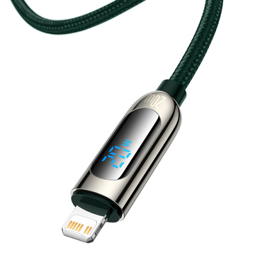 Kabel 1m Baseus USB-C Typ C für Lightning Display PD 20W für iPhone Zielony