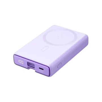 Powerbank 10000mAh Joyroom JR-PBM01 20W MagSafe z podstawką fioletowy