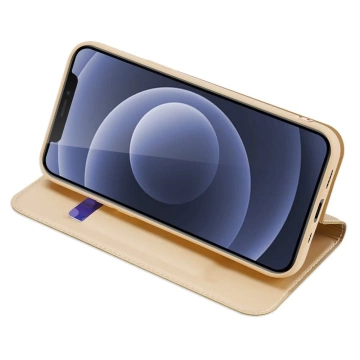 Dux Ducis Skin Pro Holster Cover Flip iPhone 13 Mini Gold