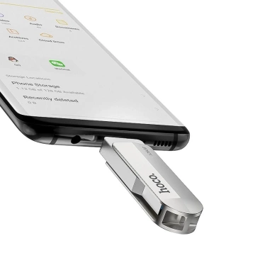 HOCO USB A Typ C Pendrive UD10 16GB USB 3.0 drehbar, breite Kompatibilität